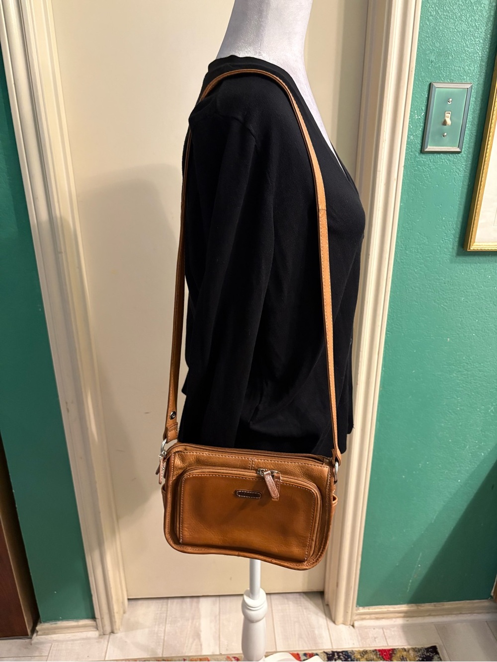 Fossil Vintage Leather Crossbody Bag